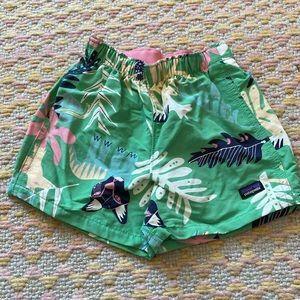 Patagonia baby swim trunks. 3-6 months.